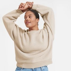everlane fleece pullover